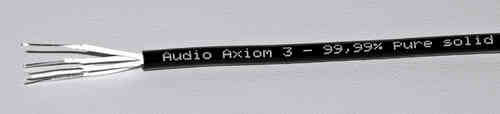 Axiom 3 Reinsilberkabel Silberkabel Meterware