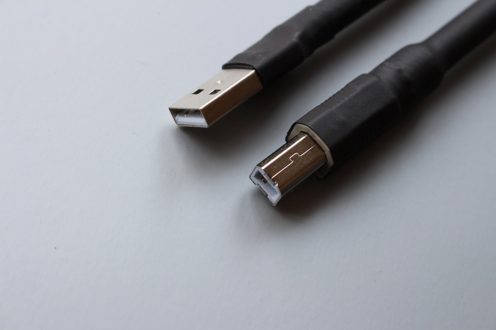 pure silver USB cable - separate lines for power