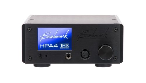 Benchmark HPA4 preamplifier and headphone amp, black, without remote